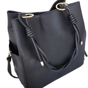 Calin Collection Braided Handle Crossbody/Handbag